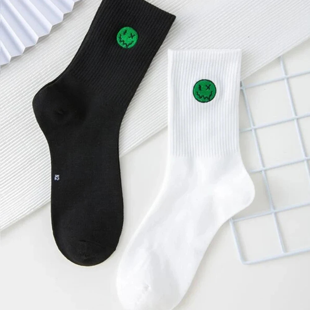 DISTORT SMILING FACE Men's Socks